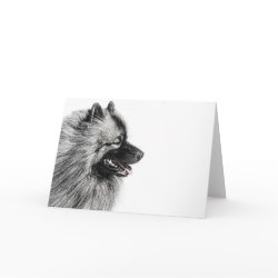 Keeshond Card card