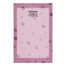 Keeshond DIVA Personalized Stationery