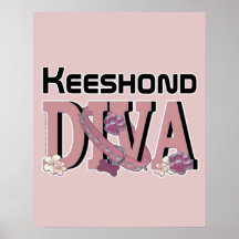 Keeshond DIVA Posters