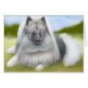 Keeshond Dog Card by twopurringcats Keeshond Dog Card