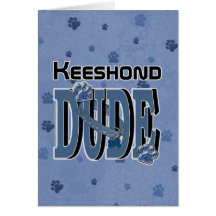 Keeshond DUDE Card