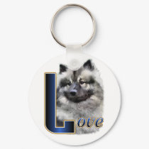 Keeshond Gifts keychains