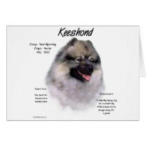 Keeshond History Design Card
