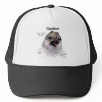 Keeshond History Design Trucker Hat