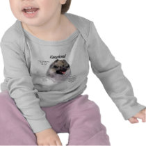 Keeshond History Design Tee Shirt