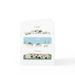 Keeshond Love Joy Peace Greeting Cards