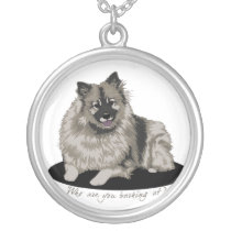Keeshond Necklace necklaces