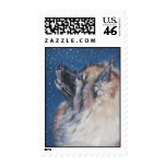 Keeshond postage stamp