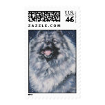 keeshond postage stamp