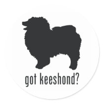 Keeshond Stickers