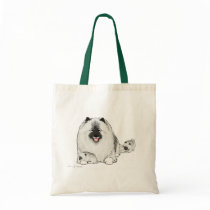 Keeshond with Puppies bags by jennsdoodleworld Keeshond with Puppies bags