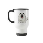 Keeshond with Puppies Coffee Mug