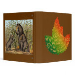 Keesling Leaf Ad &amp; Bears 3 Ring Binders