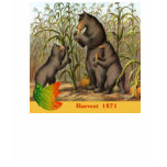 Keesling Leaf &amp; Bear Harvest Ad T-shirt