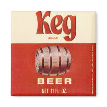 Keg Brand Beer Magnet