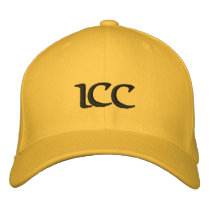 Keifi ICC Black embroidered hats by Keifi_ICC Keifi ICC Black embroidered hats