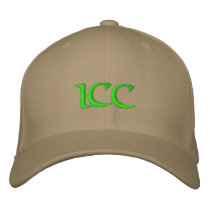 Keifi ICC Green embroidered hats by Keifi_ICC Keifi ICC Green embroidered hats