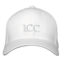 Keifi ICC White embroidered hats by Keifi_ICC Keifi ICC White embroidered hats