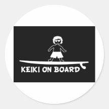 Keiki On Board.JPG Round Sticker