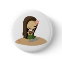 Keilana the Hula Girl buttons by ButtermilkBiscuits Keilana the Hula Girl buttons