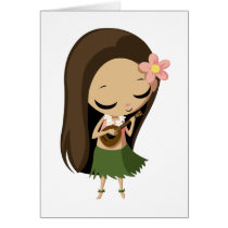 Keilana the Hula Girl cards by ButtermilkBiscuits Keilana the Hula Girl cards