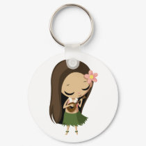 Keilana the Hula Girl keychains by ButtermilkBiscuits Keilana the Hula Girl keychains