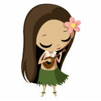 Keilana the Hula Girl photo sculptures by ButtermilkBiscuits Keilana the Hula Girl photo sculptures