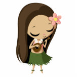 Keilana the Hula Girl Photo Cut Out