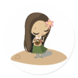 Keilana the Hula Girl stickers