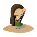 Keilana the Hula Girl t-shirts by ButtermilkBiscuits Keilana the Hula Girl t-shirts