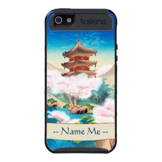 Keisui Pagoda in Spring japanese oriental scenery iPhone 5 Cases