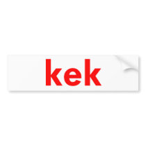 kek bumper stickers by TimeStop kek bumper stickers