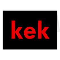 kek greeting card