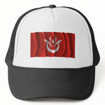 Kelantan waving flag mesh hat