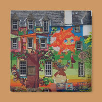 Kelburn Castle Brazilian Art Magnet magnets