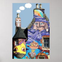Kelburn Castle Graffiti Project Fairlie Scotland Poster
