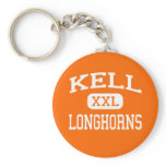 Kell - Longhorns - High School - Marietta Georgia Keychains