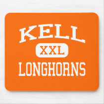 Kell - Longhorns - High School - Marietta Georgia mousepads by customteamsportswear Kell - Longhorns - High School - Marietta Georgia mousepads