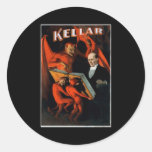 Kellar and his servants round sticker