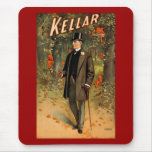 Kellar the Magician with Devils - Vintage Ad Mouse Mat