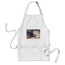 Keller and His Perplexing Cabinet Mysteries aprons