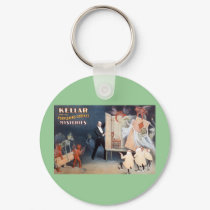Keller and His Perplexing Cabinet Mysteries keychains