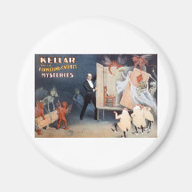 Keller and His Perplexing Cabinet Mysteries Magnets