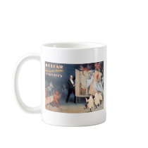 Keller and His Perplexing Cabinet Mysteries mugs