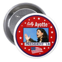 Kelly Ayotte For President 2016 Pin