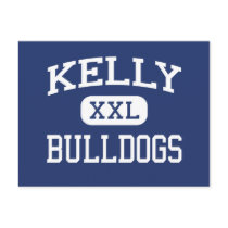 Kelly - Bulldogs - High School - Beaumont Texas Postcard