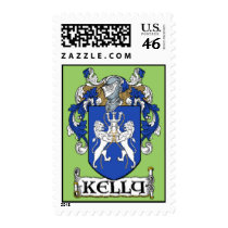 Kelly Coat of Arms Postage Stamps by irishcountry Kelly Coat of Arms Postage Stamps