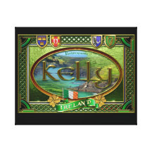 Kelly Family Banner Gallery Wrap Canvas