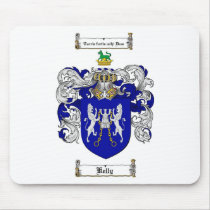 KELLY FAMILY CREST -  KELLY COAT OF ARMS mousepads