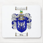 KELLY FAMILY CREST -  KELLY COAT OF ARMS mousepads